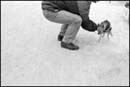 Man with Chihuahua